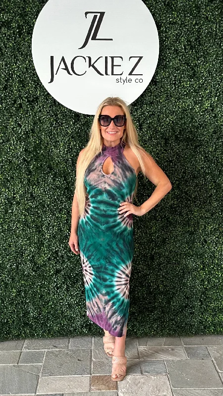 Kayla Dress Plum Venus Wash - Young Fabulous & Broke