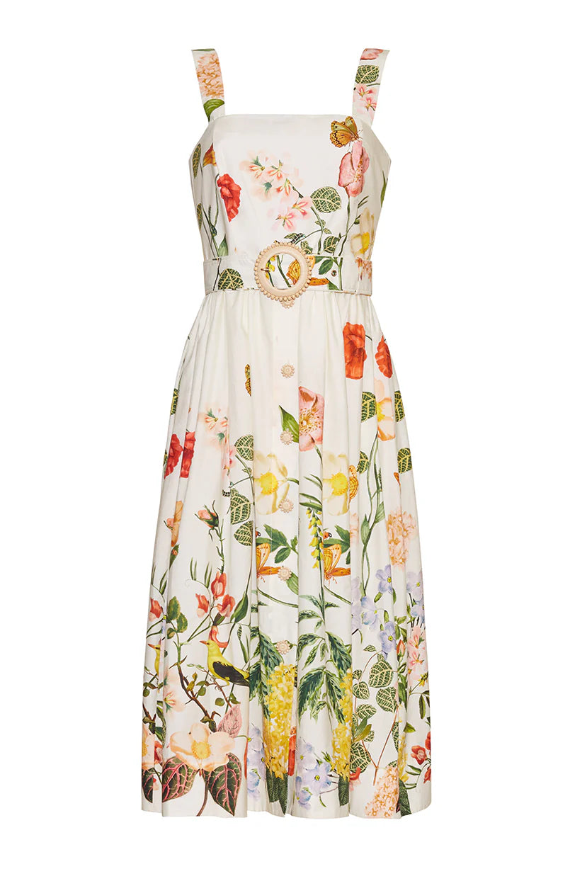 Candace Dress Nectar Egret - Cara Cara