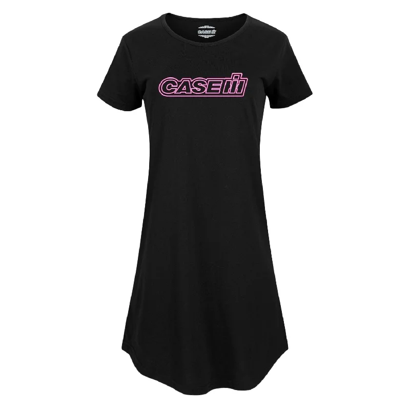 Neon Case IH Logo Womens Anyway Dress