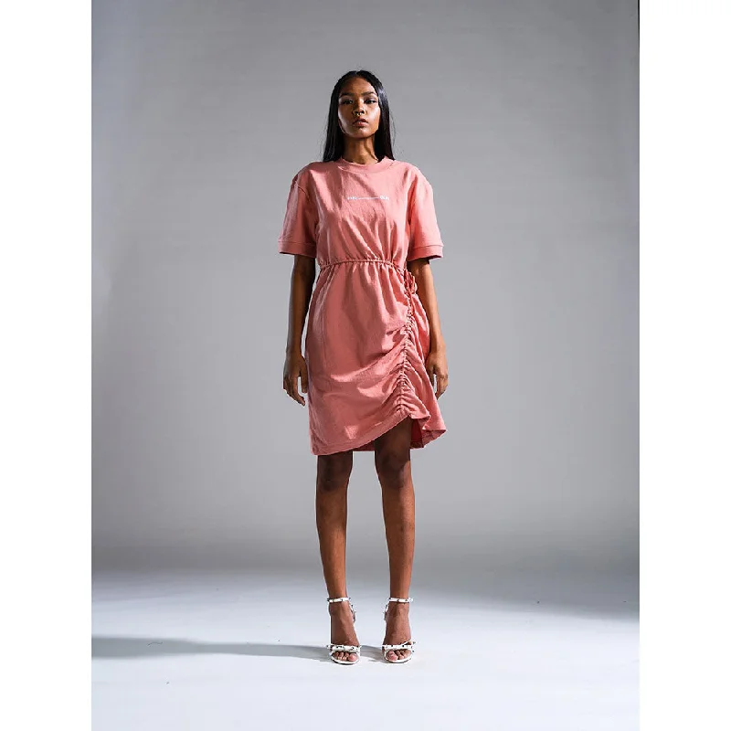 PRIMAL GRAY Coral Organic Cotton Drawstring Dress