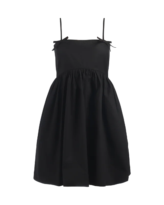Cotton Poplin Strap Dress