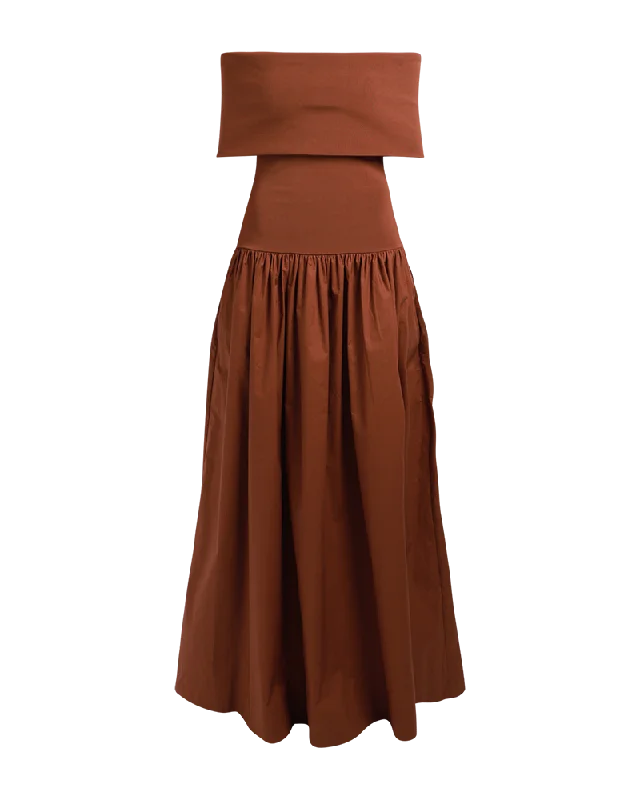 Band Knit Cotton Dress