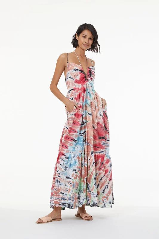 Haisley Sun Dress Strawberry Tropic - Young Fabulous & Broke
