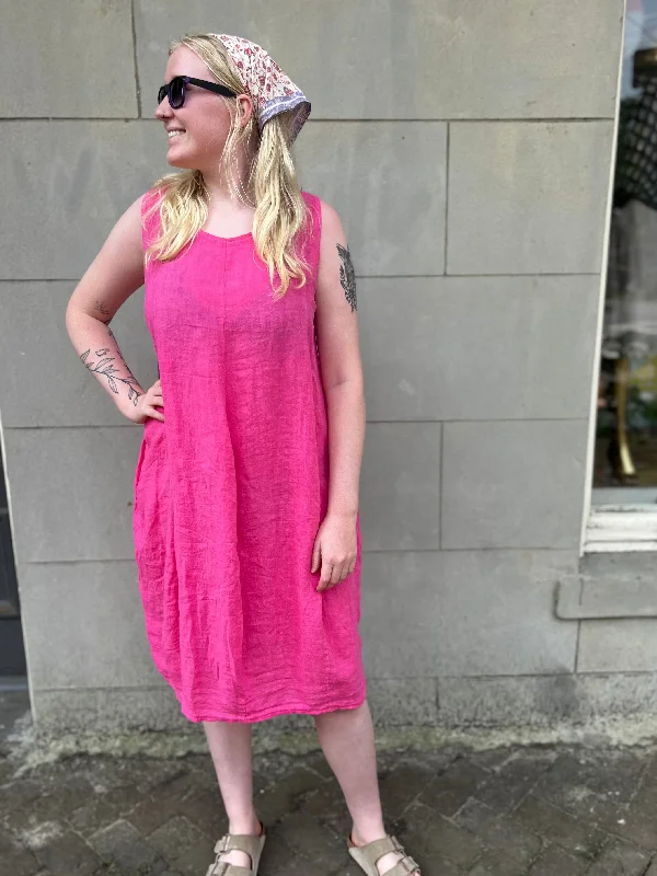 Linen Pumpkin Dress (color options)