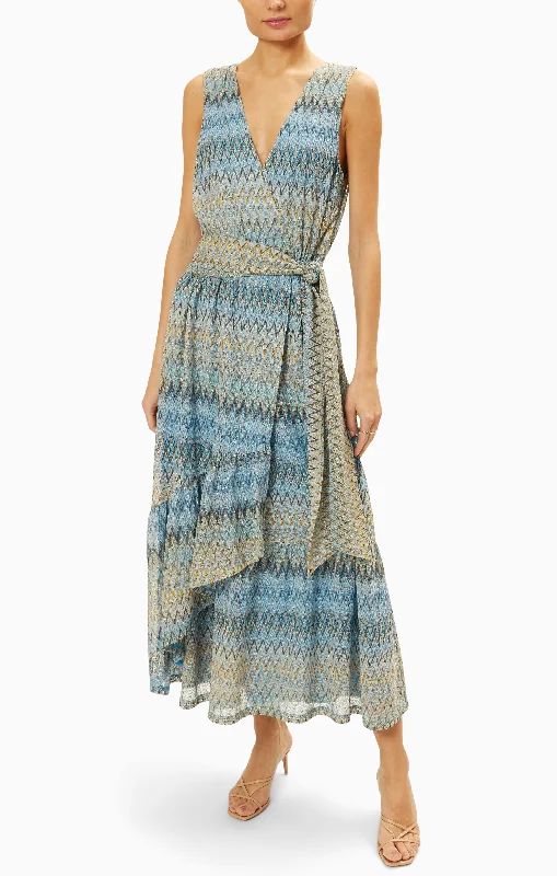 Elena Dress Mystic Blue - Ramy Brook