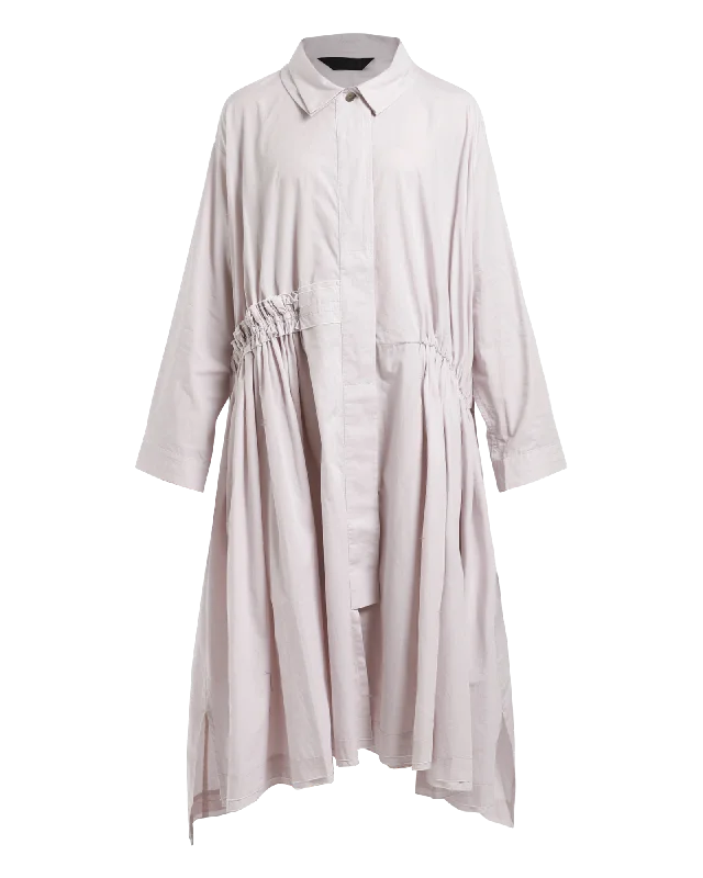 Gathered Drop Waist Dress