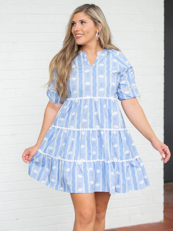 Palmer Stem Stripes Dress