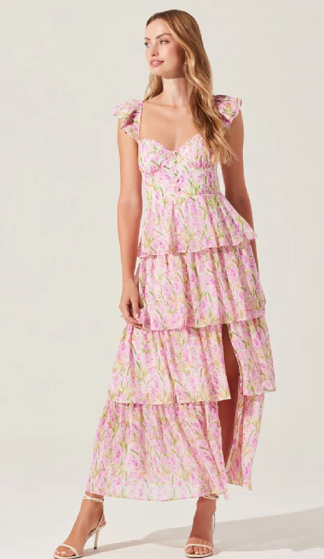 Midsummer Dress | Pink Multi Floral