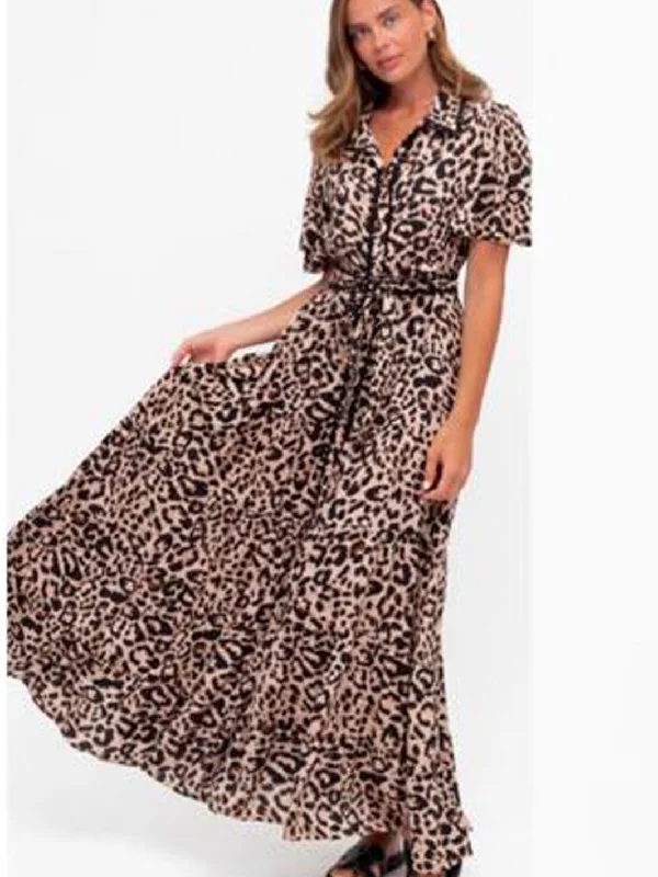 Demi Leopard Print Dress 70344