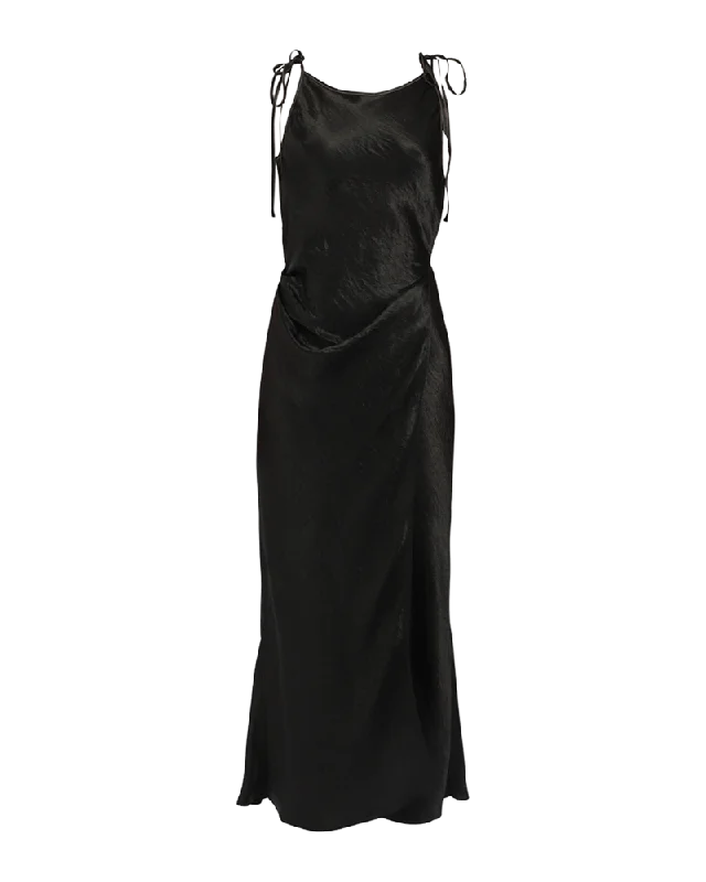 Satin Strap Dress