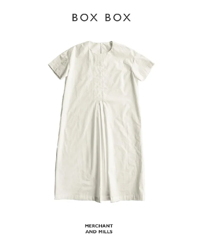 Merchant & Mills, Box Box Top or Dress PDF Pattern, two size ranges, with or without printing