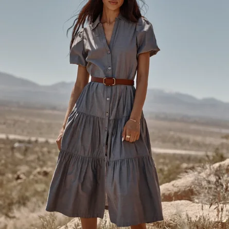 Brochu Walker Havana Dress-Washed Slate