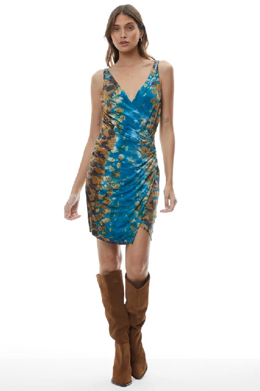 Kendra Dress Verdigris Boa - Young Fabulous & Broke