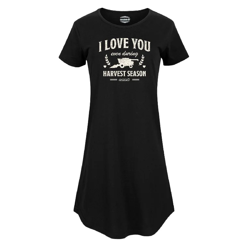 I Love You During Harvest Womens Any Way Dress