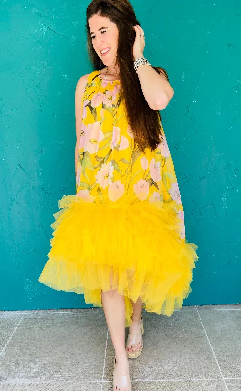 Not So Mellow Yellow Dress