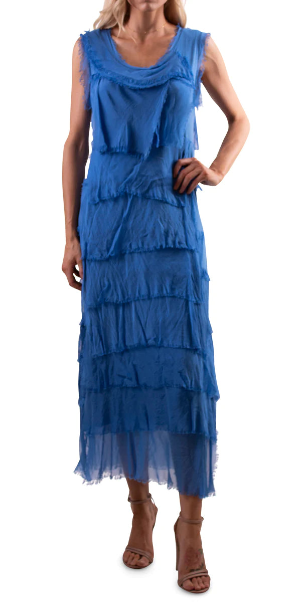 Full Length Ruffle Dress Oi