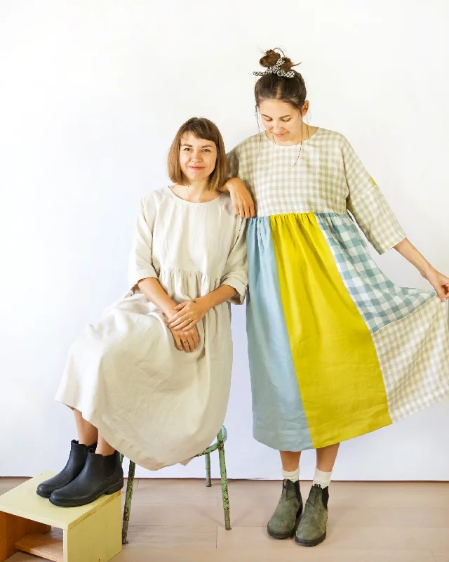 Matchy Matchy Sewing Club, Horizon Day Dress, PDF Pattern (with or without printing)