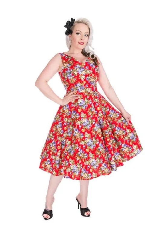 Rockabilly 1950’s Style Retro Swing Dress