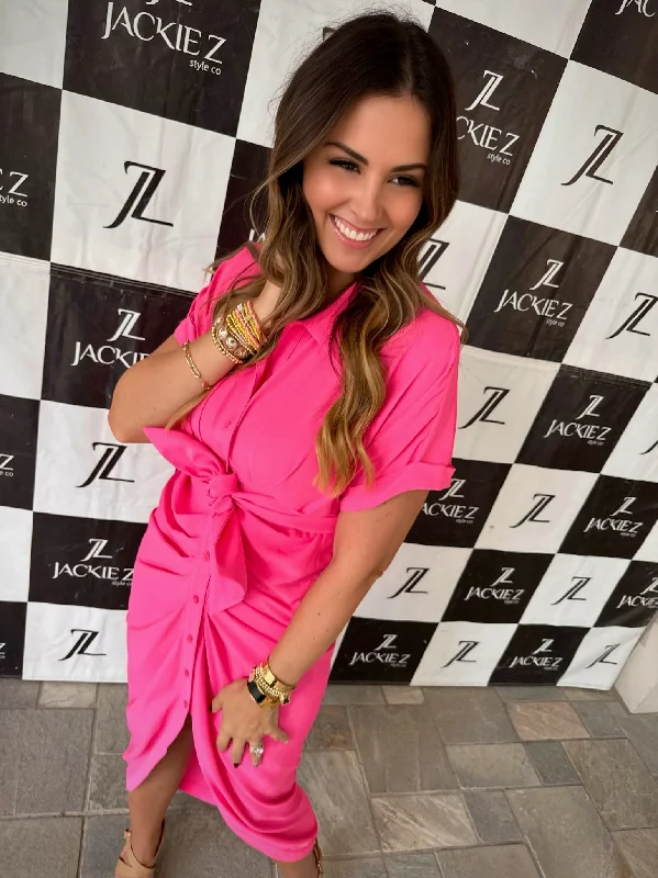 Miko Dress Pink - Le Superbe