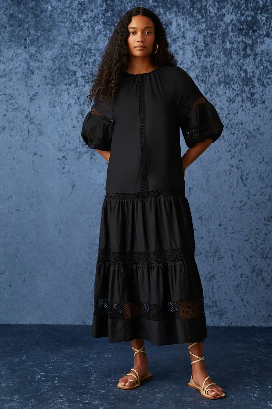 Queenie Dress Black - Marie Oliver