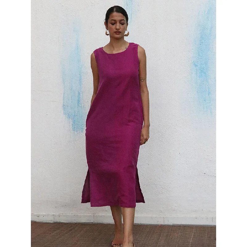 Chidiyaa Breathe Arista Handwoven Linen Dress