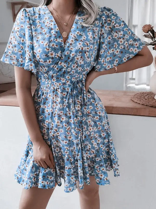 Blue Zone Planet | Printed Chiffon Dresss