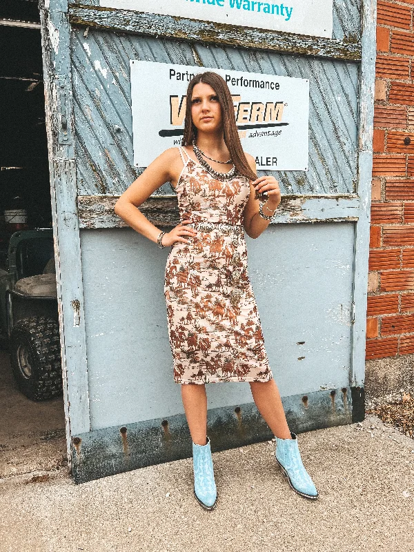 Cowboy Way Mesh Dress