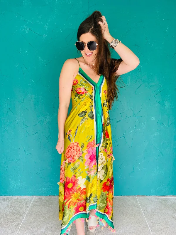 French Riviera Tasseled Dress