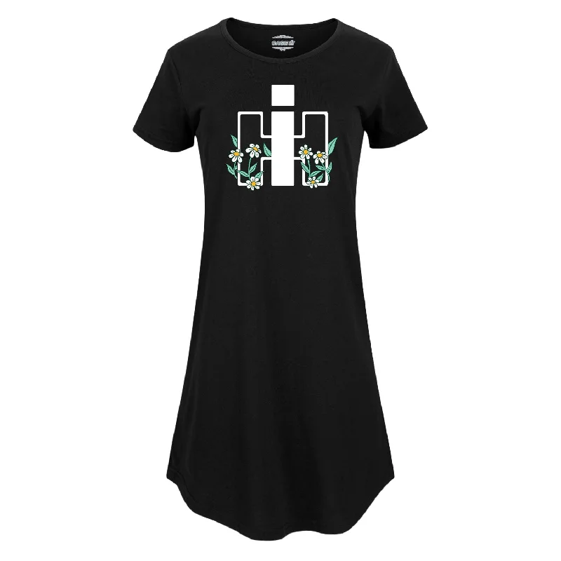 IH Logo Growing Daisies Womens Any Way Dress
