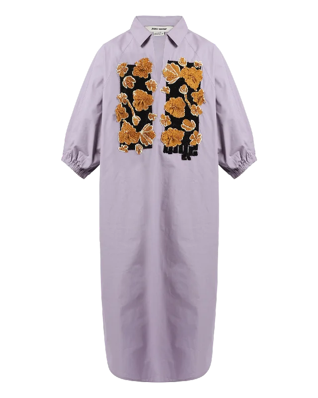 Double Fresco Batwing Dress