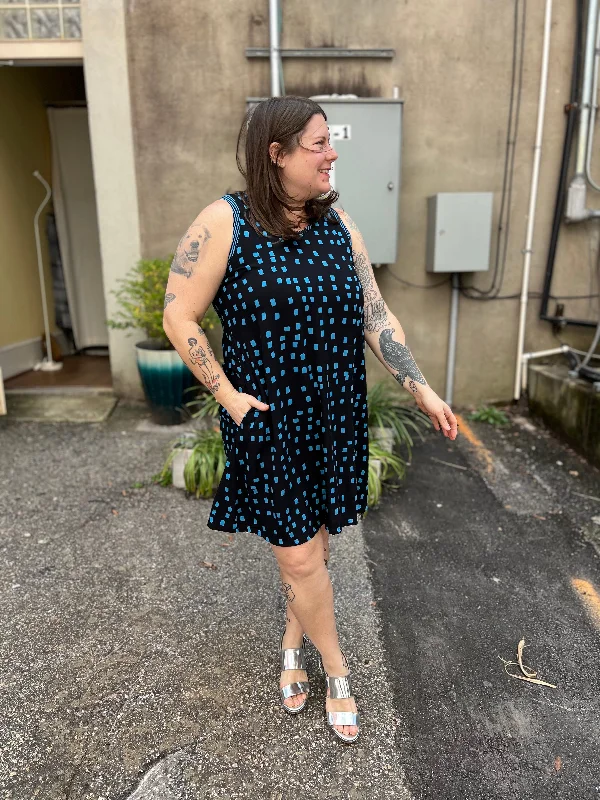 Checkered Shift Dress