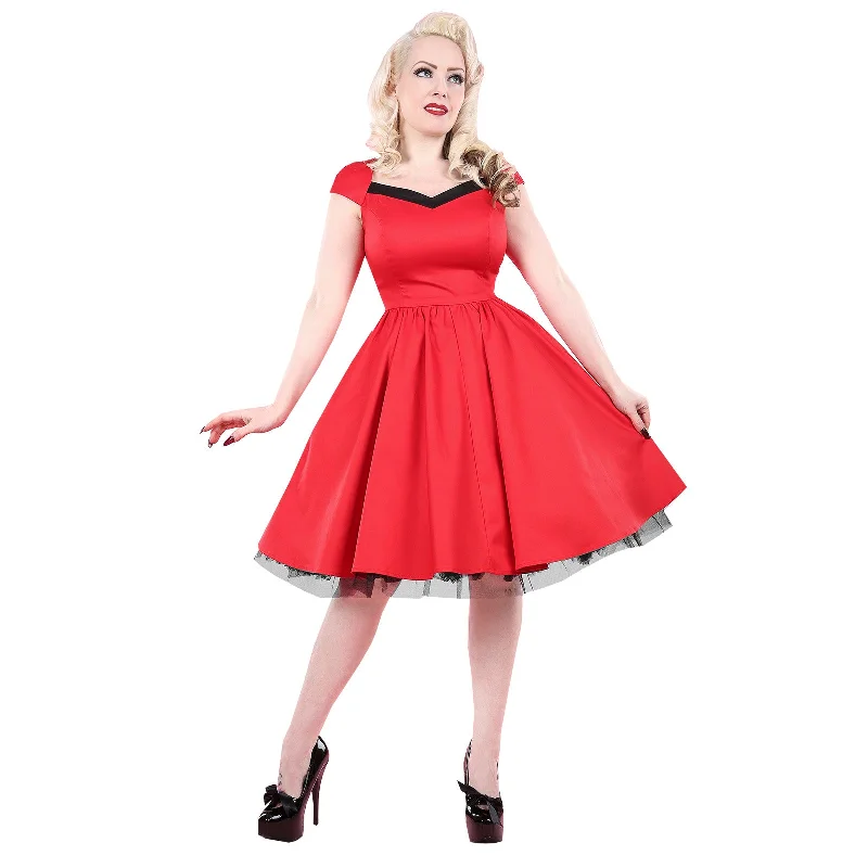 Maxine 1950’s Style Retro Swing Dress