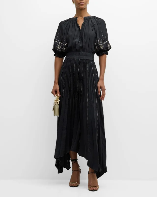 Grace Black Dress- Ramy Brook
