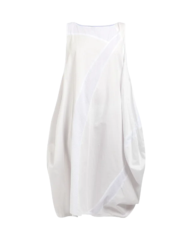 Single Pocket Balloon Dress