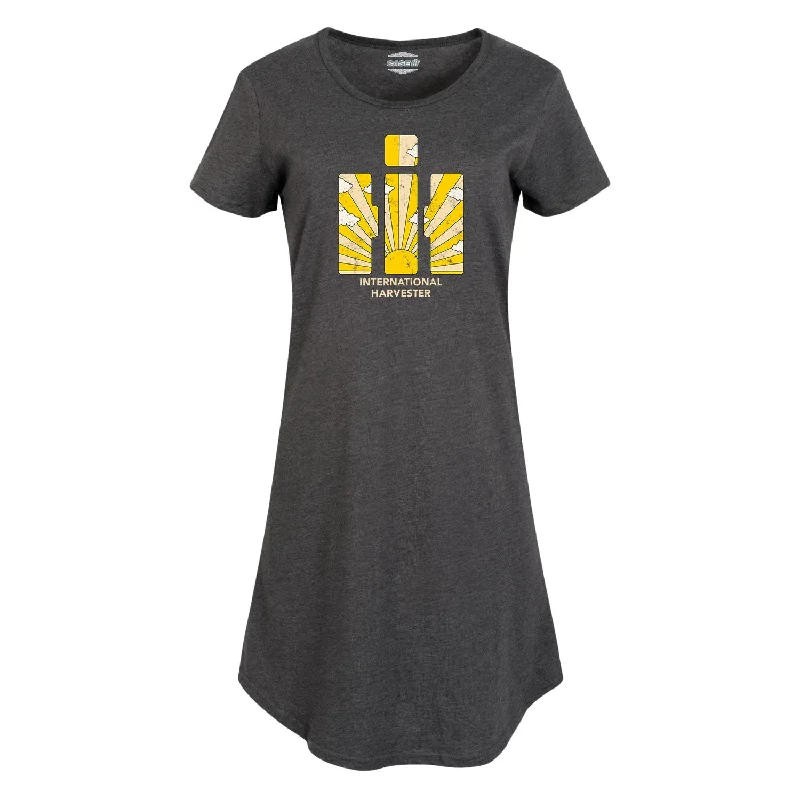 Sunset Logo International Harvester Womens Any Way Dress