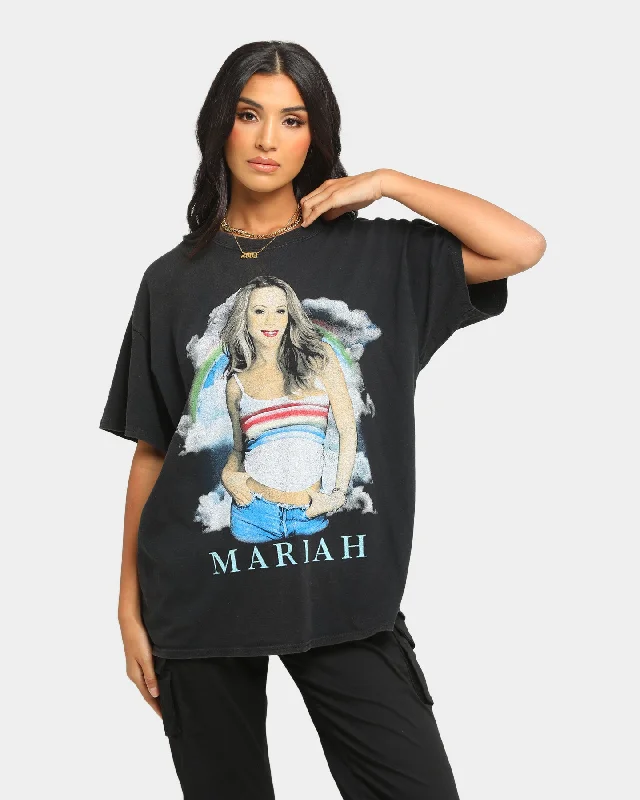 Goat Crew Mariah Vintage T-Shirt Black Wash Plaid T-Shirt Polka Dot Checkered