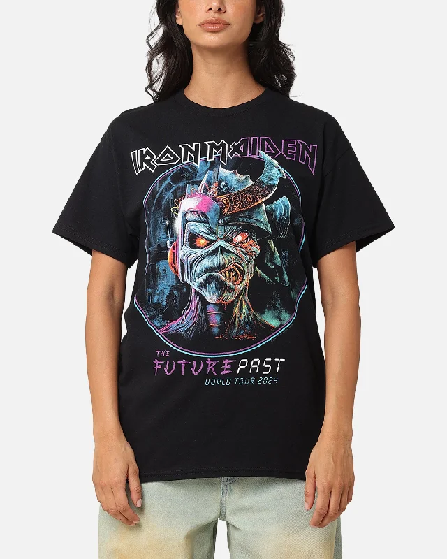 Iron Maiden Future Past Tour T-Shirt Black Handmade Hand-knitted Hand-woven
