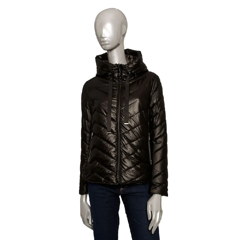 Baldinini Trend  Polyester Jackets & Women's Coat Fleece Fabric Down Fabric Feather Fabric