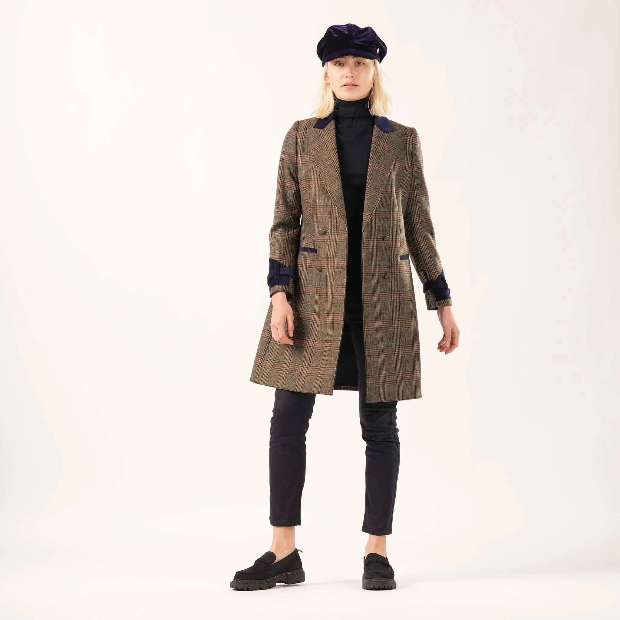 Kensington Wool Trench Fashionable Padded Trench Coat