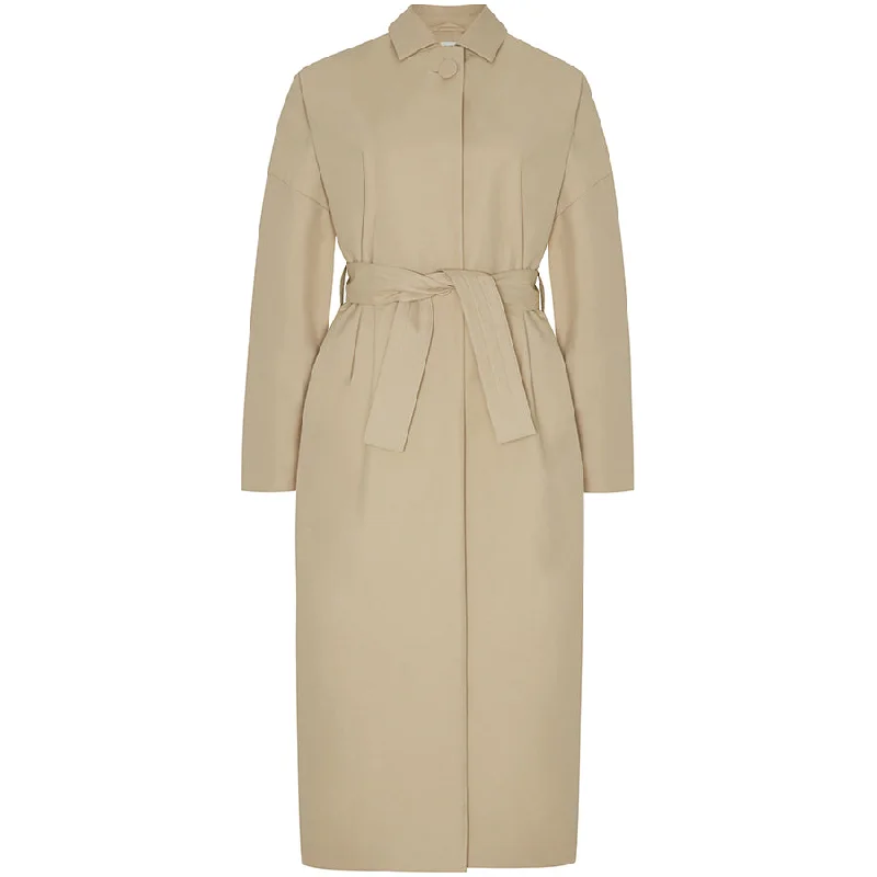 TRENCHCOAT "OSCAR" IN BEIGE Cozy Wool Trench Jacket