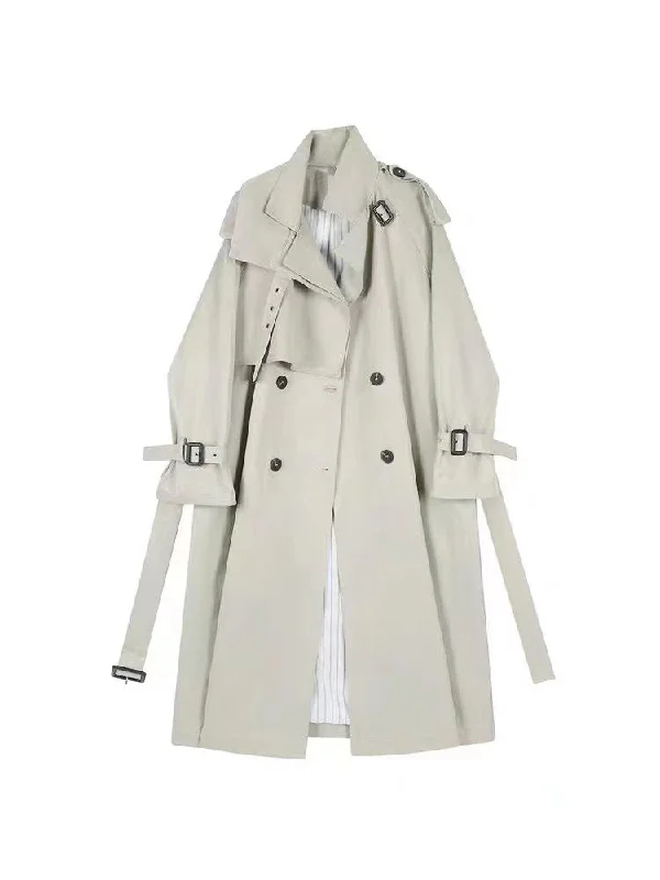 Trench Coat Modern Long Trench Jacket