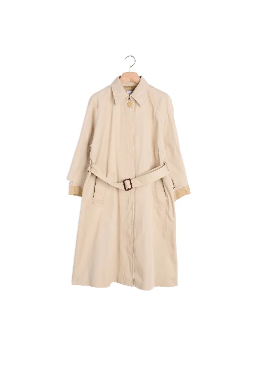 Manteau long esprit trench coat Modern Long Sleeve Trench