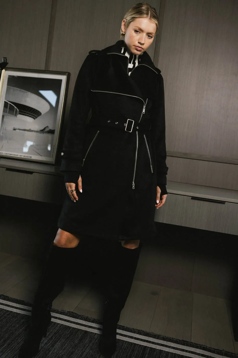 Fér Böhme Wool Trench Coat Comfortable Wool Trench Jacket