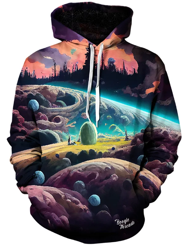 Accidents of Solitude Unisex Hoodie Hoodie with Slit Hem Functional Movement