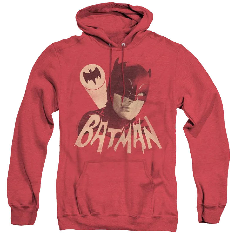 Batman Classic Tv Series Bat Signal - Heather Pullover Hoodie