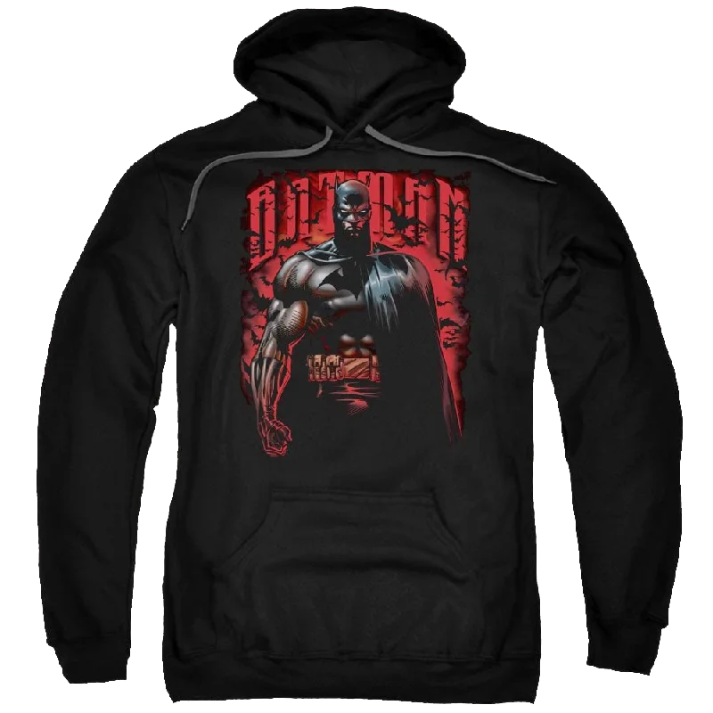 Batman Red Knight - Pullover Hoodie Wide Sleeve Pullover