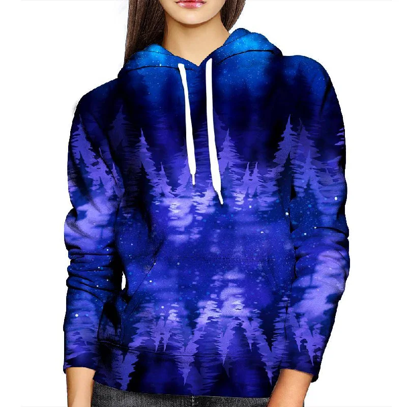 Blue Pines Womens Hoodie Hoodie with Frayed Bohemian Relaxed