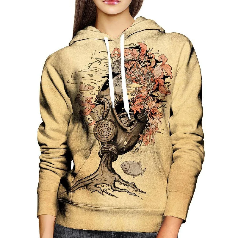 Breath Womens Hoodie Hoodie with Batwing Sleeves Loose Dramatic