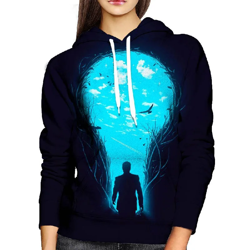 Brightside Womens Hoodie Hoodie with Puffed Sleeves Voluminous Trendy