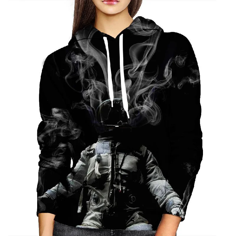Broker Heart Womens Hoodie Hoodie with Typography Text Message